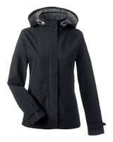 Nautica N17183 Ladies' Voyage Raincoat #color_BLACK
