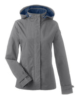 Nautica N17183 Ladies' Voyage Raincoat #color_GRAPHITE