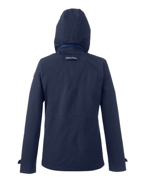 Nautica N17183 Ladies' Voyage Raincoat #color_NAUTICA NAVY