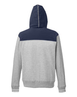 Nautica N17582 Men's Navigator Full-Zip Jacket #color_OXFORD/ NAT NVY