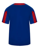 Alleson Athletic 7976 Striker Placket #color_Royal/ Red