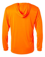 Paragon 220P Bahama Performance Hooded Long Sleeve T-Shirt #color_Neon Orange