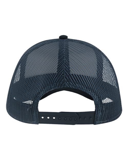 Atlantis Headwear RAPPER Sustainable Canvas Cap #color_Grey/ Navy