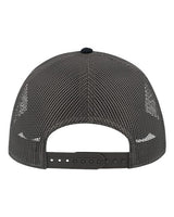 Atlantis Headwear RAPPER Sustainable Canvas Cap #color_Navy/ Dark Grey