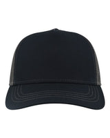 Atlantis Headwear RAPPER Sustainable Canvas Cap #color_Navy/ Dark Grey