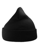 ""Atlantis Headwear WIND Sustainable 12" Knit" #color_Black"