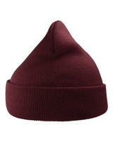 ""Atlantis Headwear WIND Sustainable 12" Knit" #color_Burgundy"