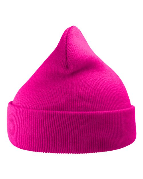 ""Atlantis Headwear WIND Sustainable 12" Knit" #color_Fuchsia Pink"