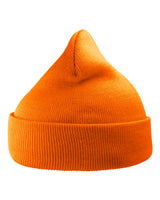 ""Atlantis Headwear WIND Sustainable 12" Knit" #color_Orange Fluorescent"