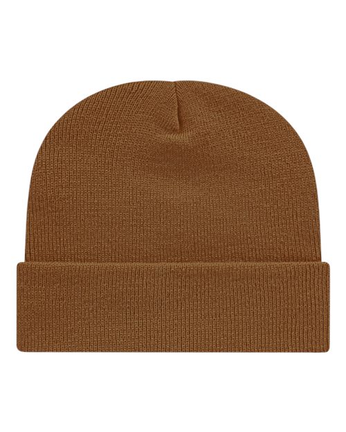 "CAP AMERICA TKN24 USA-Made 12" Cuffed Beanie #color_Cider"