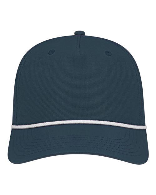 CAP AMERICA i7256 Athletic Rope Cap #color_Dark Blue/ White