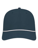 CAP AMERICA i7256 Athletic Rope Cap #color_Dark Blue/ White