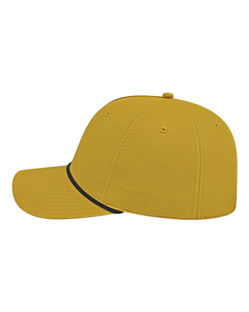 CAP AMERICA i7256 Athletic Rope Cap #color_Dijon/ Black