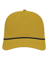 CAP AMERICA i7256 Athletic Rope Cap #color_Dijon/ Black