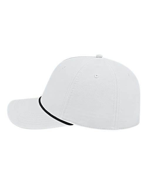 CAP AMERICA i7256 Athletic Rope Cap #color_White/ Black