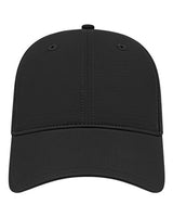 CAP AMERICA i7023 Structured Active Wear Cap #color_Black