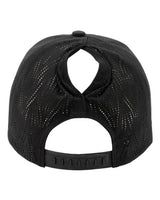 Infinity Her GABY Women's Perforated Performance Cap #color_Black/ Swirl