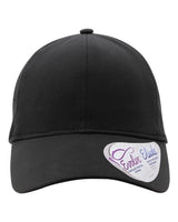 Infinity Her GABY Women's Perforated Performance Cap #color_Black/ Swirl