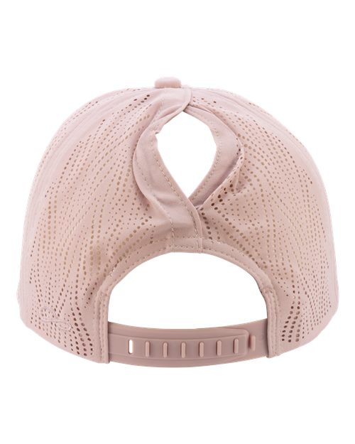 Infinity Her GABY Women's Perforated Performance Cap #color_Dusty Pink/ Floral