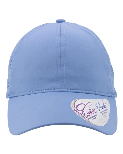 Infinity Her GABY Women's Perforated Performance Cap #color_Periwinkle/ Floral