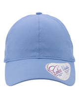 Infinity Her GABY Women's Perforated Performance Cap #color_Periwinkle/ Floral