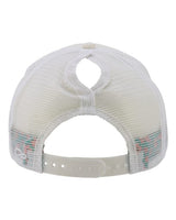 Infinity Her ROSIE Women's Foam Trucker Cap #color_Ivory/ Sherbert/ White/ Floral