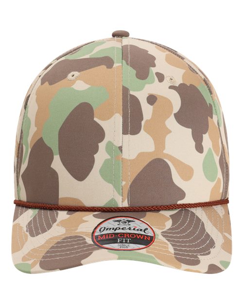 Imperial 5058 The Outtasite Cap #color_Frog Skin Camo/ Brown