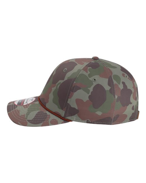 Imperial 5058 The Outtasite Cap #color_Frog Skin Camo/ Green