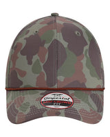 Imperial 5058 The Outtasite Cap #color_Frog Skin Camo/ Green