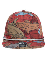 Imperial DNA014 The Golden Hour Cap #color_Red/ Tan