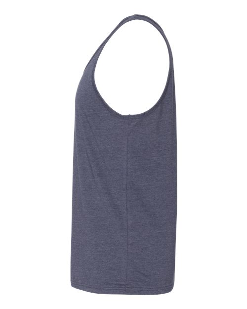 Bella + Canvas 3480 Unisex Jersey Tank #color_HEATHER NAVY