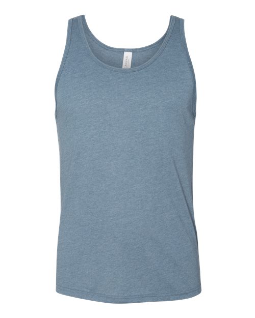 Bella + Canvas 3480 Unisex Jersey Tank #color_HEATHER SLATE