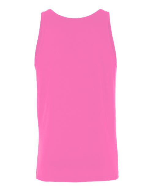 Bella + Canvas 3480 Unisex Jersey Tank #color_NEON PINK