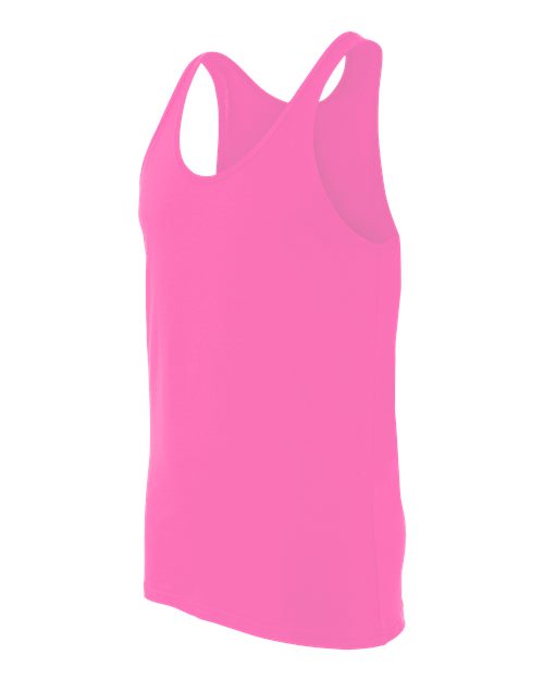 Bella + Canvas 3480 Unisex Jersey Tank #color_NEON PINK