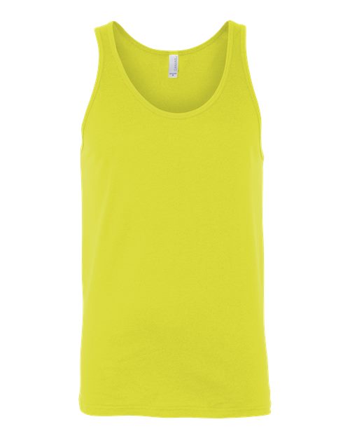 Bella + Canvas 3480 Unisex Jersey Tank #color_NEON YELLOW