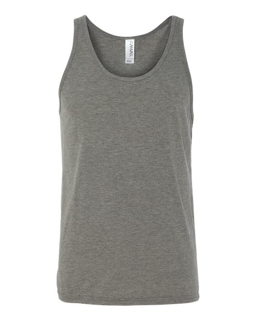 Bella + Canvas 3480 Unisex Jersey Tank #color_GREY TRIBLEND