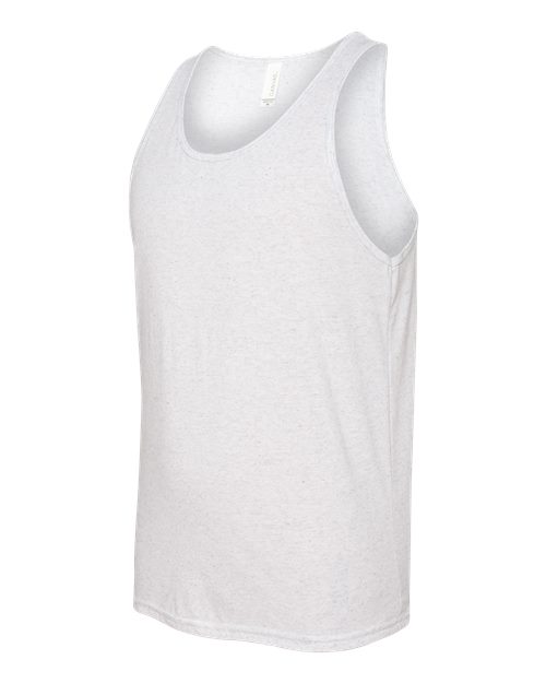 Bella + Canvas 3480 Unisex Jersey Tank #color_WHITE FLK TRBLND