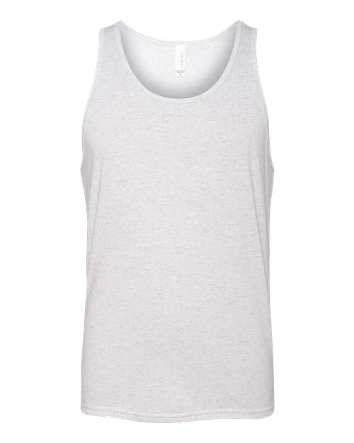 Bella + Canvas 3480 Unisex Jersey Tank #color_WHITE FLK TRBLND