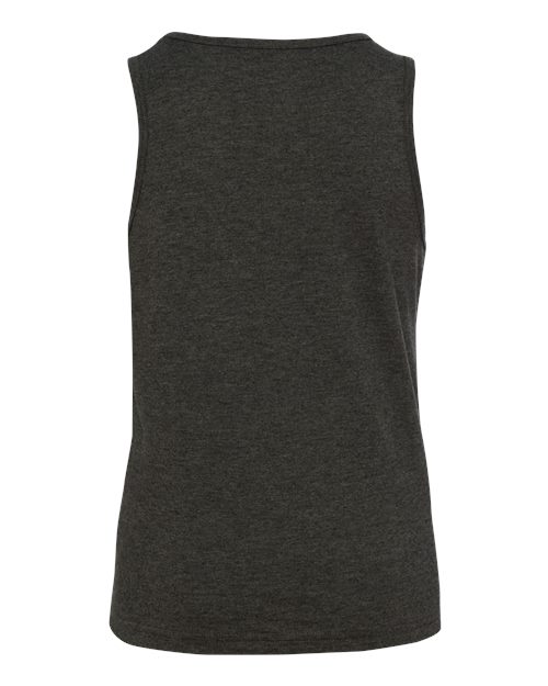 Bella + Canvas 3480Y Youth Jersey Tank #color_DK GREY HEATHER