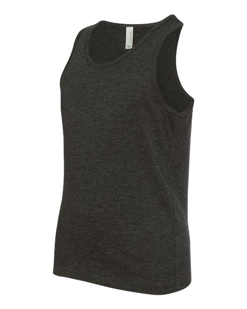 Bella + Canvas 3480Y Youth Jersey Tank #color_DK GREY HEATHER