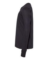 Bella + Canvas 3501Y Youth Jersey Long-Sleeve T-Shirt #color_BLACK HEATHER