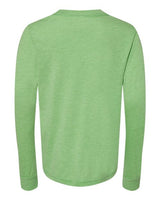 Bella + Canvas 3501Y Youth Jersey Long-Sleeve T-Shirt #color_GREEN TRIBLEND