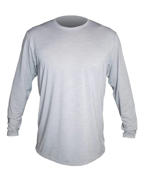 ANETIK MVLPRL8 Low Pro Tech Long Sleeve T-Shirt #color_Alloy Heathered