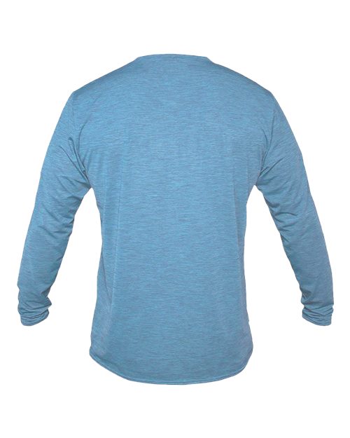 ANETIK MVLPRL8 Low Pro Tech Long Sleeve T-Shirt #color_Bahama Heathered