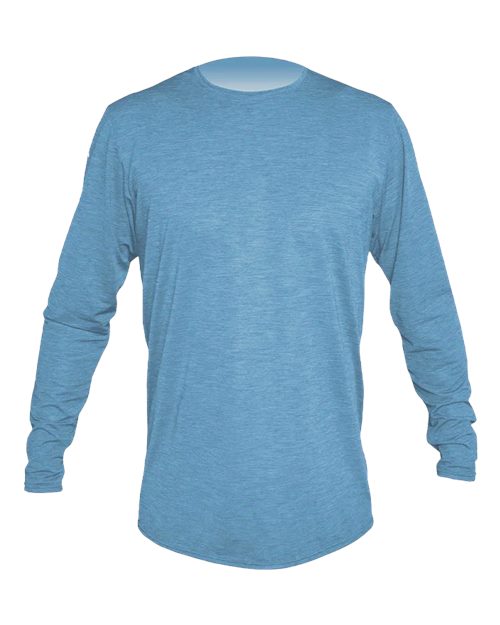 ANETIK MVLPRL8 Low Pro Tech Long Sleeve T-Shirt #color_Bahama Heathered