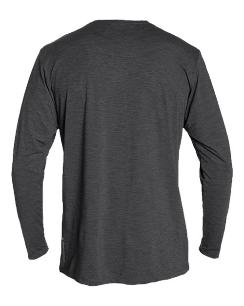 ANETIK MVLPRL8 Low Pro Tech Long Sleeve T-Shirt #color_Charcoal Heathered