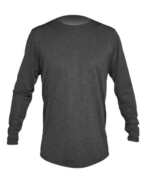 ANETIK MVLPRL8 Low Pro Tech Long Sleeve T-Shirt #color_Charcoal Heathered