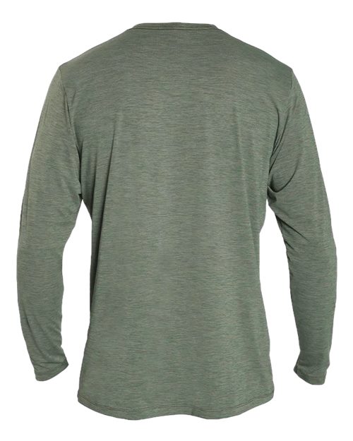 ANETIK MVLPRL8 Low Pro Tech Long Sleeve T-Shirt #color_Dark Olive Heathered