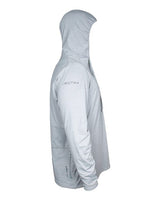 ANETIK MVLPRH8 Low Pro Tech Hooded Long Sleeve T-Shirt #color_Alloy Heathered