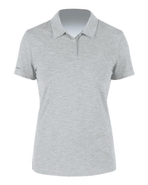 ANETIK WPBRZS1 Women's Breeze Tech Polo #color_Alloy Heathered